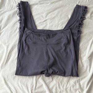 Victoria’s Secret steel blue workout leggings